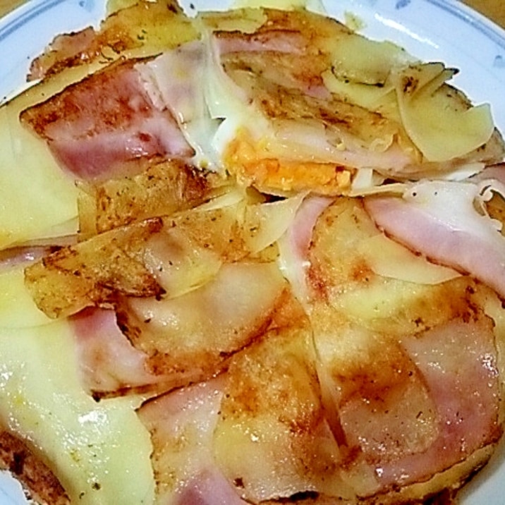 じゃがいもとベーコンとチーズの重ね焼き レシピ 作り方 By Jrとmc 楽天レシピ